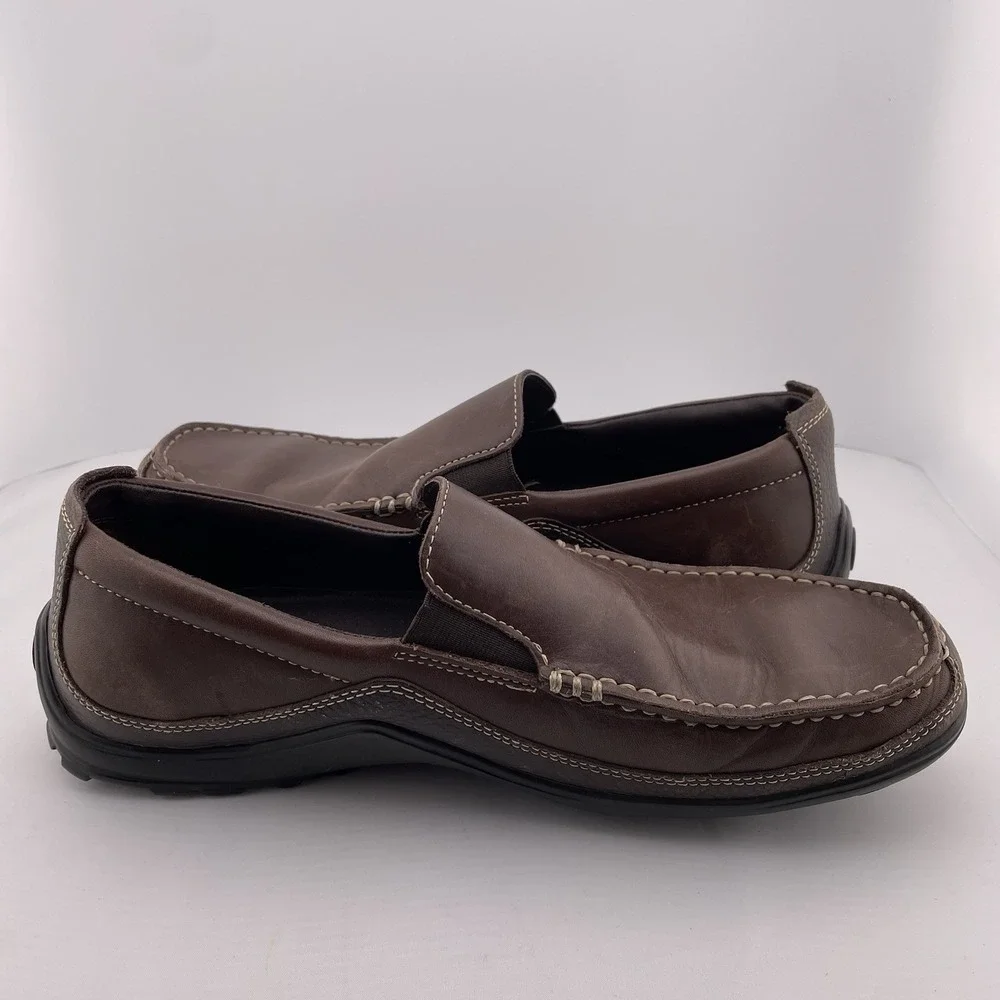 Cole Haan Men's Loafers Tucker Venetian Brown Leather C04059 Size 9 M‎ Slip On